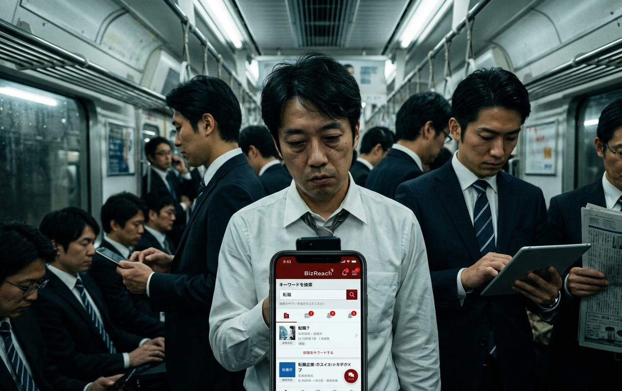 ビズリーチに登録してみたら場違いすぎて笑えた話｜手取り23万・貯金ゼロの35歳SEO見習いの転職活動記録